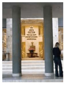 Main entrance to the Saxon Hotel