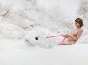 Will Cotton, Beyond the Pleasure Principle, 2014, Oil on linen, 80x108 inches, Courtesy of the artist, Mary Boone Gallery, NY and  Ronchini Gallery